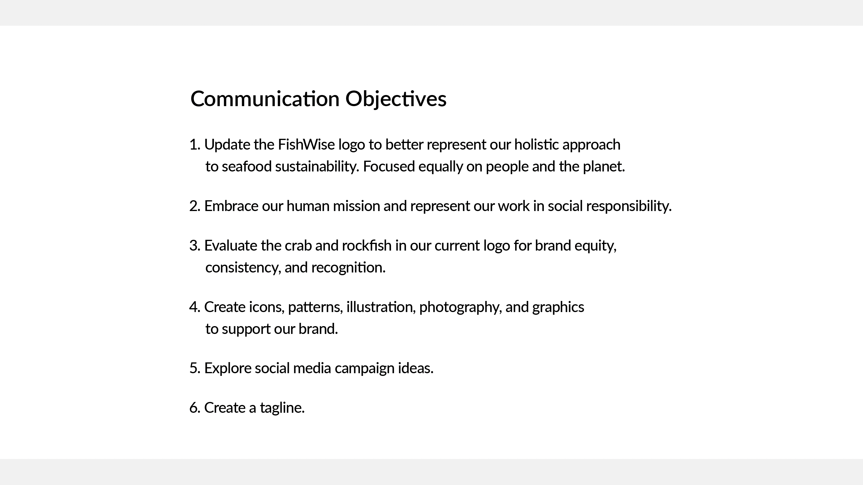 Logo Design Communication Goals